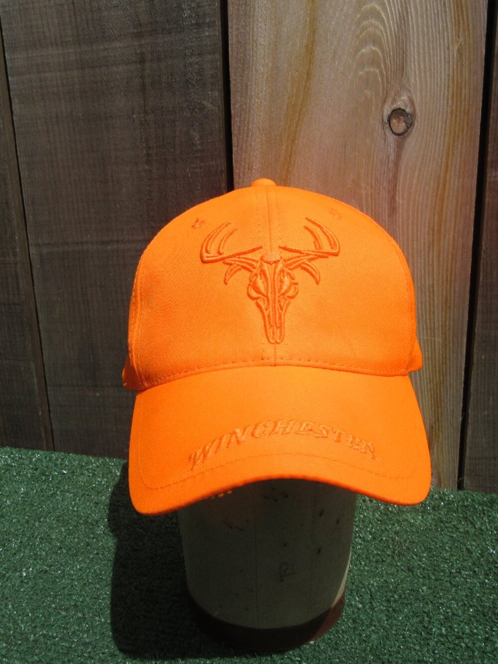 Winchester Blaze Safety Orange Baseball Hat Hunting Cap
